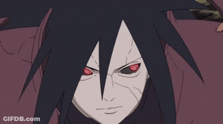 Naruto Edit Madara Uchiha Sharingan GIF