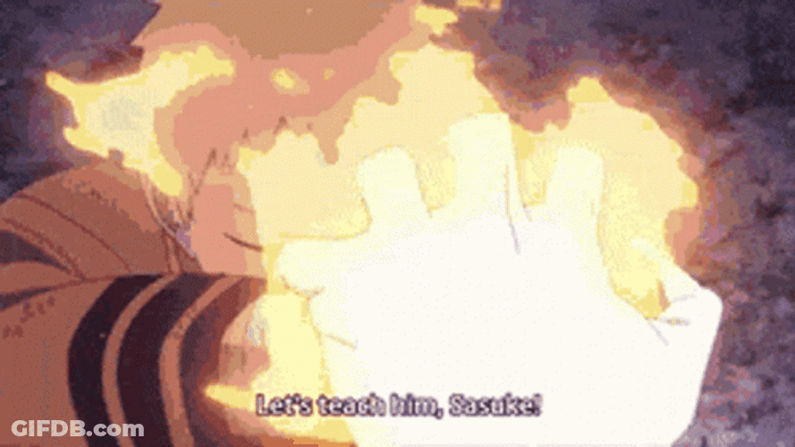 Naruto Edit Saske Teach Him GIF