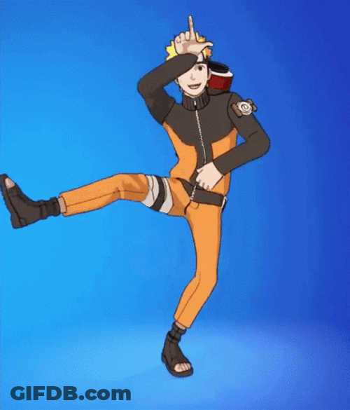 Naruto Fortnite Dance GIF