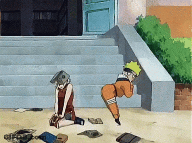 Naruto Funny Butt Wiggle GIF