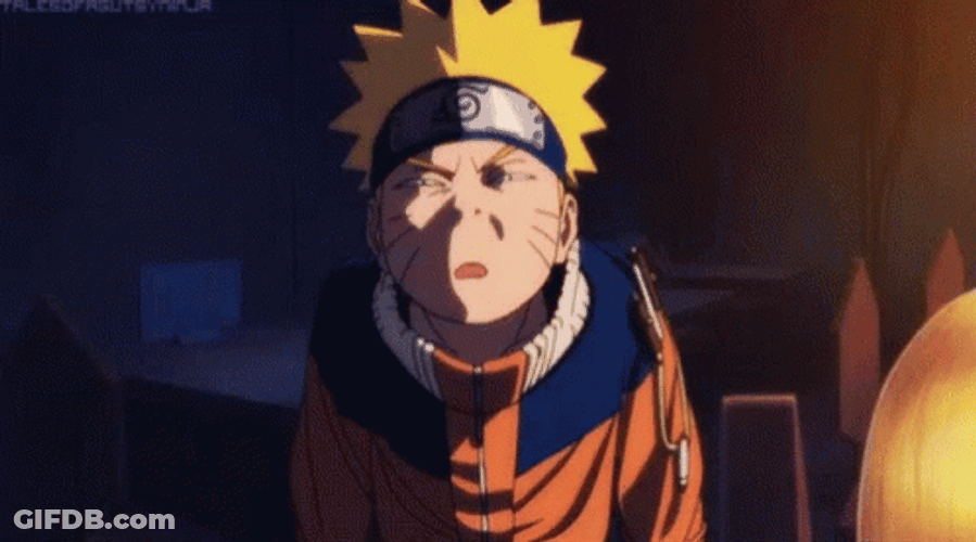 Naruto Funny Closed Eyes GIF