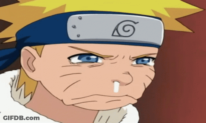 Naruto Funny Dripping Snot GIF