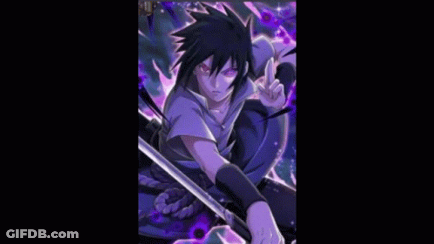 Naruto Image Compilation Black Background GIF