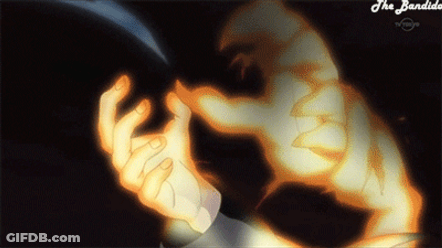 Naruto In Darkness Charging Rasengan GIF