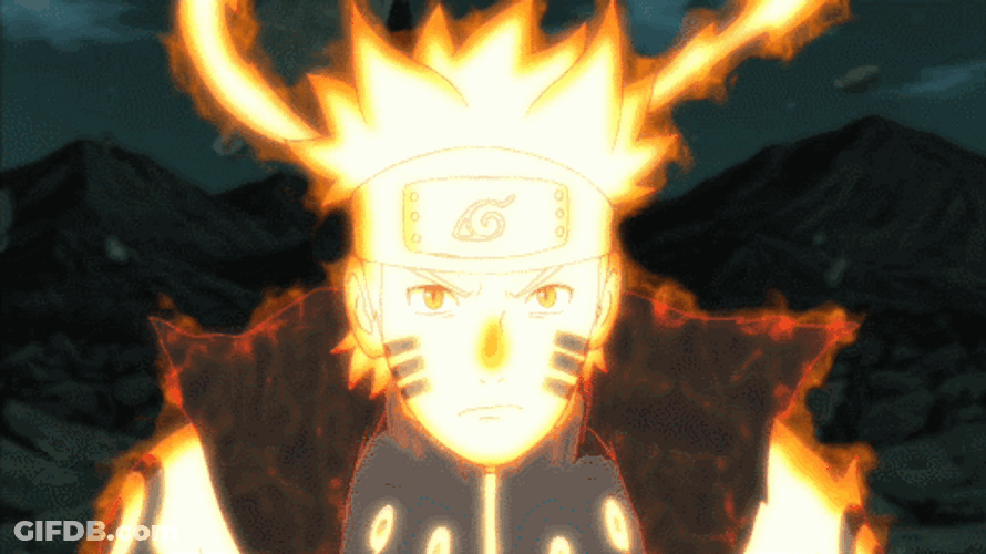 Naruto Is On Fire Anime GIF