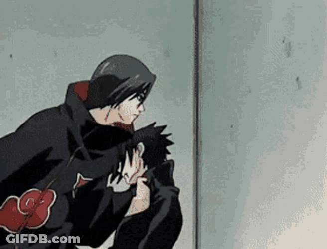 Naruto Itachi Sasuke You Are Weak GIF