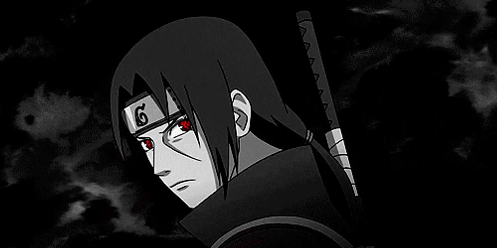 Naruto Itachi Uchiha Sharingan GIF