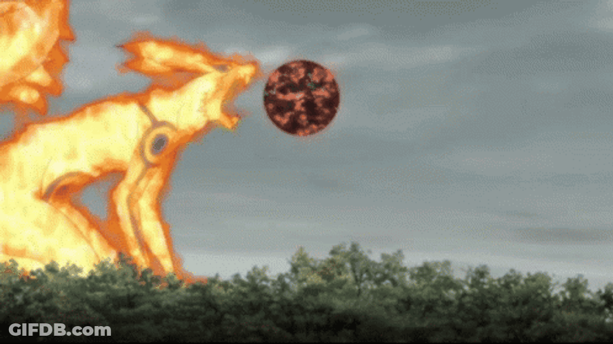 Naruto Karuma Fighting Garuda Of Sasuke GIF