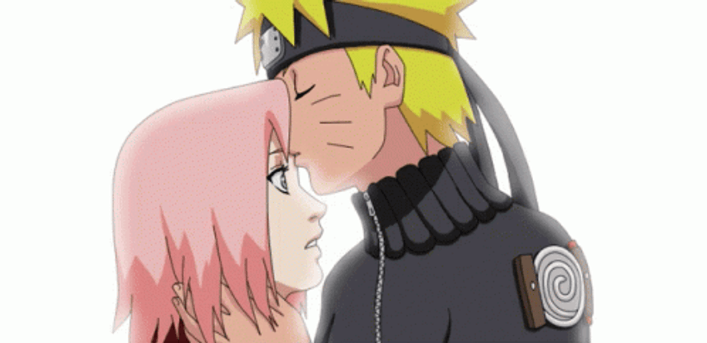 Naruto Kisses Sakura Haruno GIF