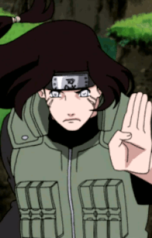 Naruto Neji Closing His Eyes GIF