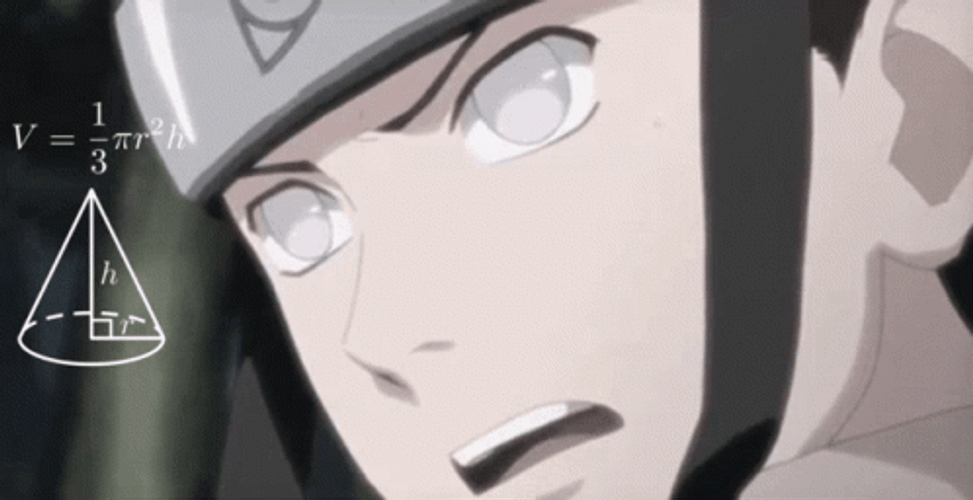 Naruto Neji Math Time Thinking GIF