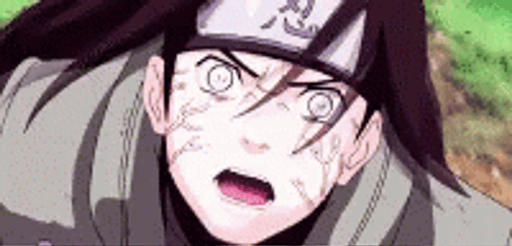 Naruto Neji Shocked Expression GIF