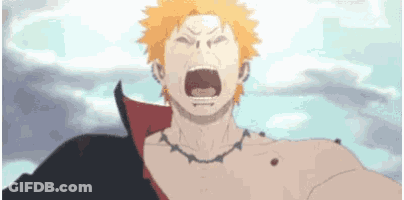 Naruto Pain Screaming Close Up GIF