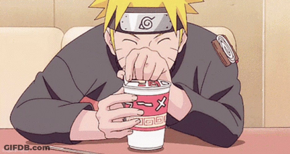 Naruto Ramen Spilled GIF