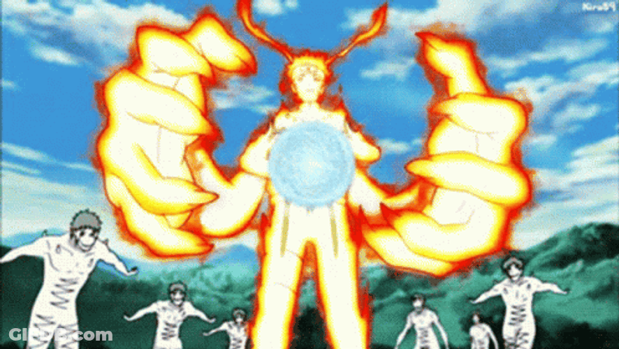 Naruto Rasengan Shippuden Big Hands GIF