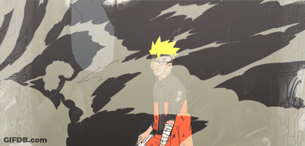 Naruto Rasengan Shippuden Bloody Face GIF