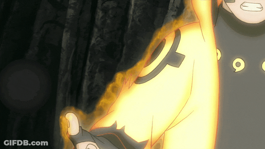 Naruto Rasengan Uzumaki On Fire GIF