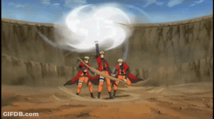 Naruto Rasenshuriken Toss GIF