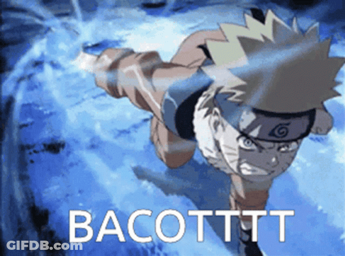 Naruto Releasing Power Lightning Background GIF