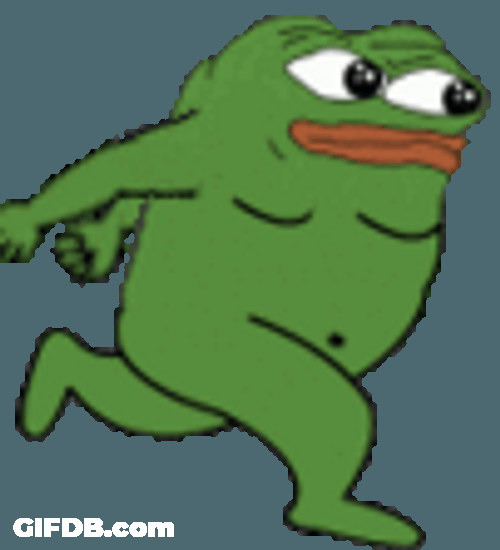 Naruto Run Peepo Pepe Parody GIF