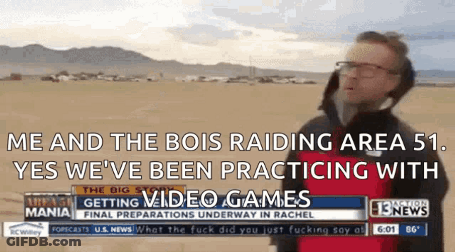 Naruto Run Raiding Area 51 Practicing Video Games GIF