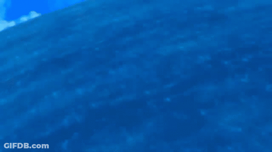 Naruto Running Quickly In The Ocean GIF