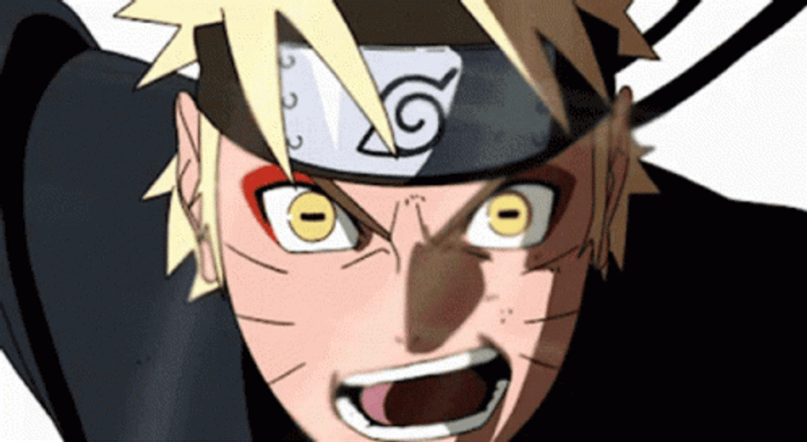Naruto Sage Mode Throwing Rasengan GIF