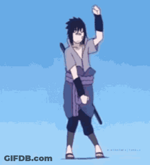 Naruto Sasuke Cute Dance GIF