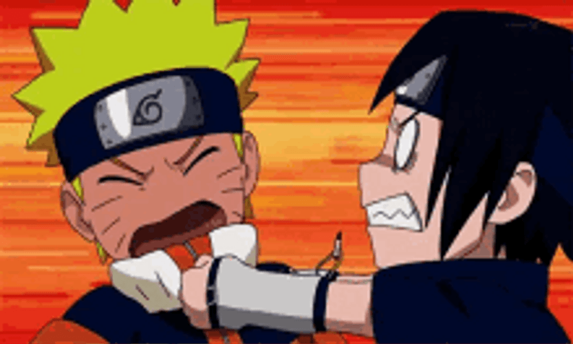 Naruto Sasuke Enraged Want Fight GIF