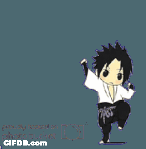 Naruto Sasuke Sticker GIF