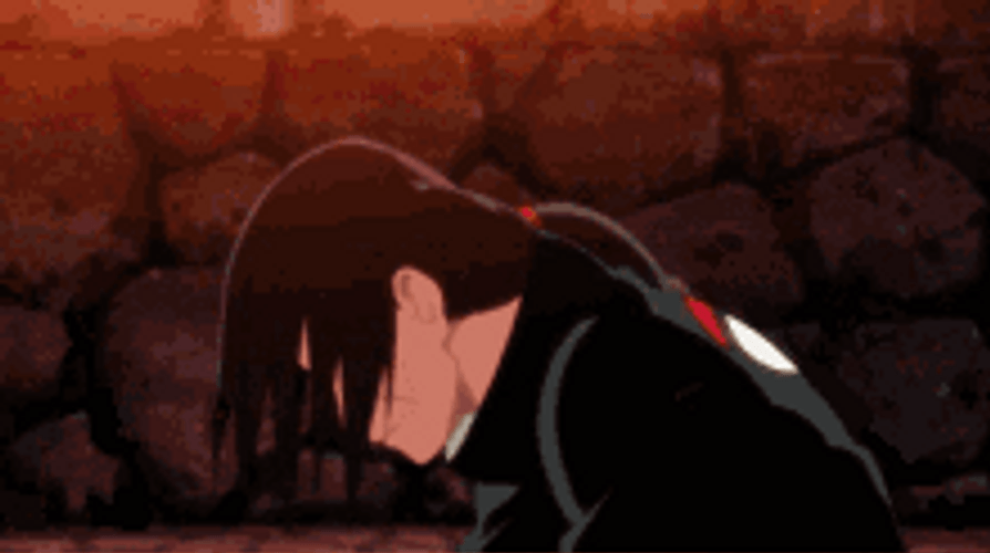 Naruto Sasuke Uchina Side View Mangekyou Sharingan GIF