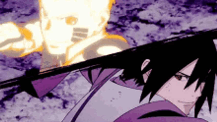 Naruto Sasuke Versus Fight GIF