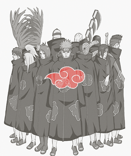 Naruto Shippuden Akatstuki Clan GIF