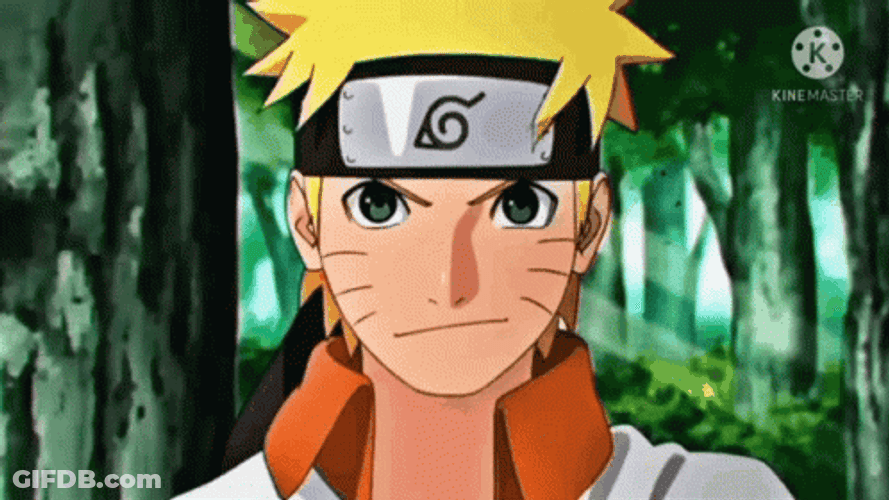 Naruto Shippuden Anime Meme Confident Smile GIF