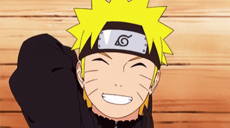 Naruto Shippuden Anime Smile Thank You GIF