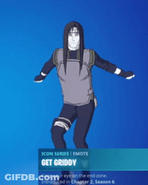 Naruto Shippuden Fortnite Orochimaru Funny Dance GIF