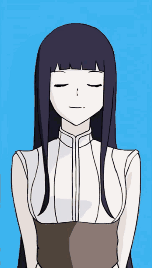 Naruto Shippuden Hinata Animated Art GIF