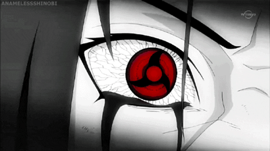 Naruto Shippuden Itachi Uchiha Amaterasu Eyes GIF