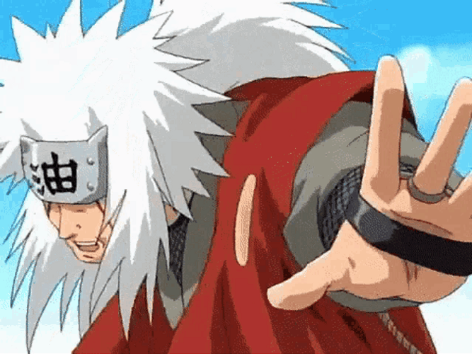 Naruto Shippuden Jiraiya Smiling GIF