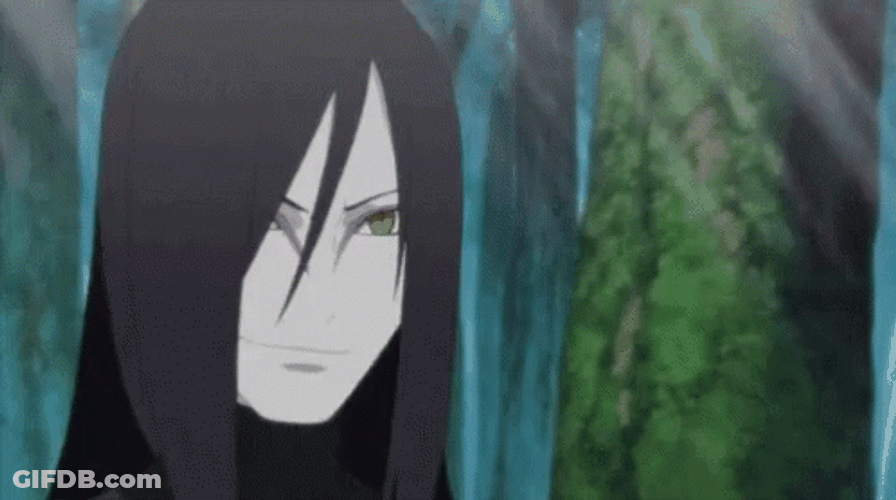 Naruto Shippuden Legendary Sannin Orochimaru Tongue Lick GIF