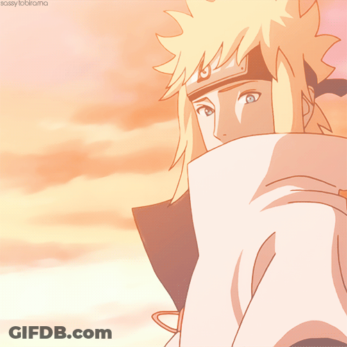 Naruto Shippuden Minato Namikaze Beautiful Smile GIF