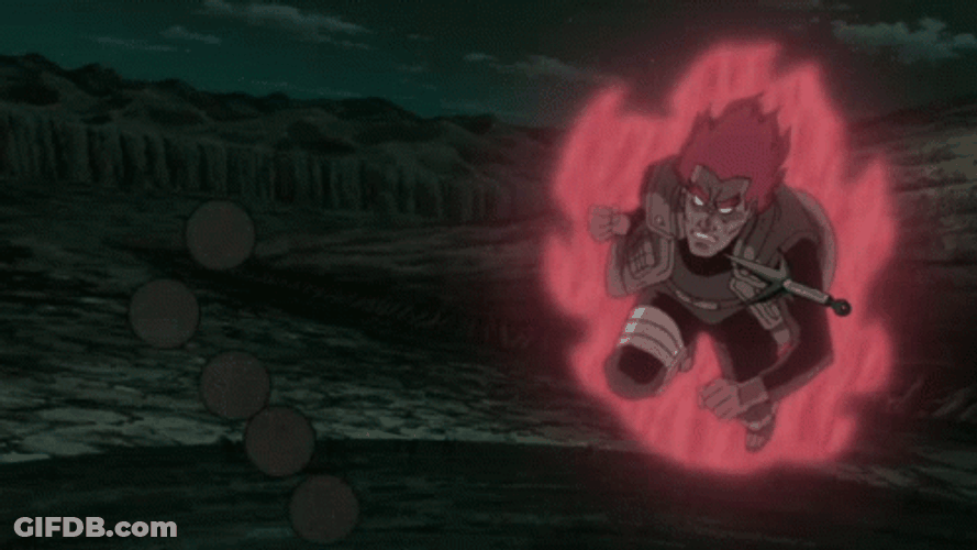 Naruto Shippuden Minato Namikaze Flying Rajin GIF