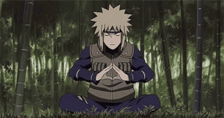 Naruto Shippuden Minato Namikaze Jutsu Hand Sign GIF