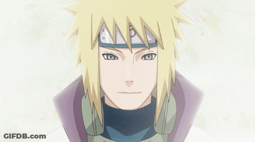 Naruto Shippuden Namikaze Minato Smile GIF
