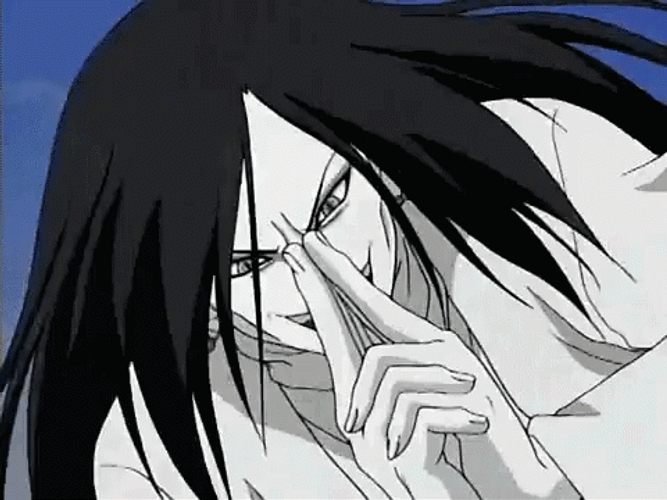 Naruto Shippuden Orochimaru Casting Hidden Snake Hands GIF