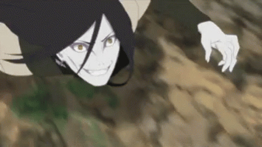 Naruto Shippuden Orochimaru Fighting Akatsuki Pain GIF