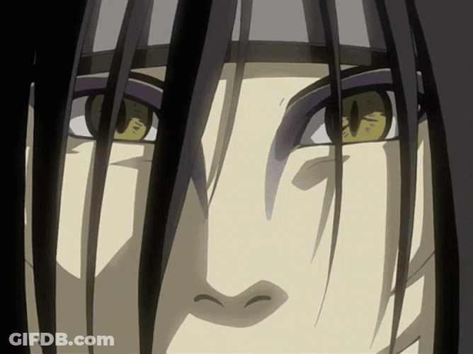 Naruto Shippuden Orochimaru Scary Snake Eyes GIF