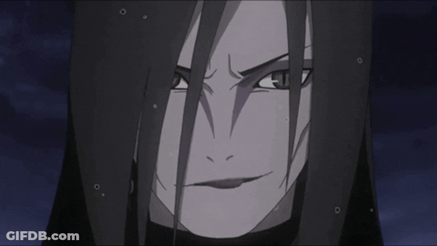 Naruto Shippuden Orochimaru Snake Tongue Licking GIF