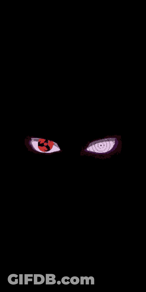 Naruto Shippuden  Sharingan Eyes Rinnegan GIF