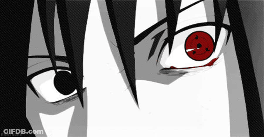 Naruto Shippuden Uchiha Shisui Sharingan Eyes GIF